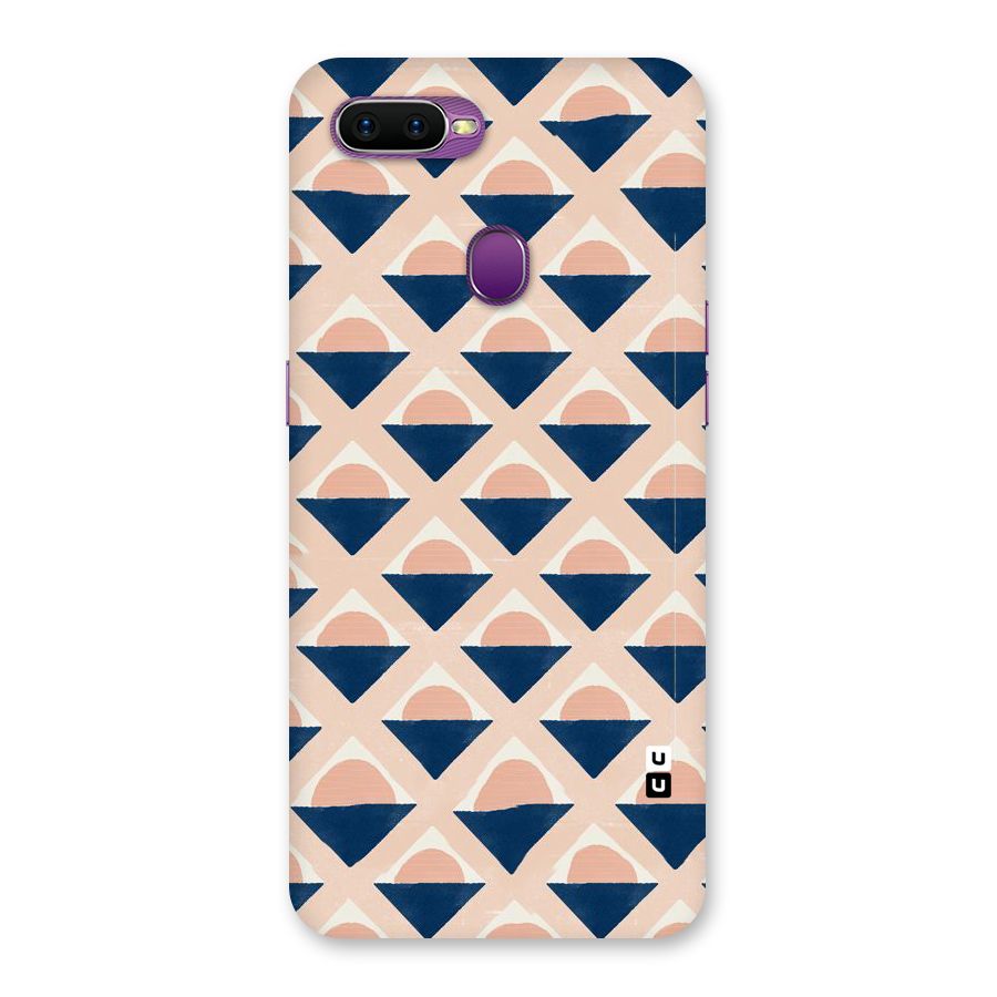 Diamond Circle Pattern Back Case for Oppo F9