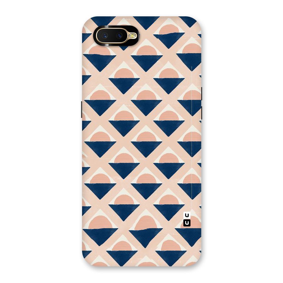 Diamond Circle Pattern Back Case for Oppo K1