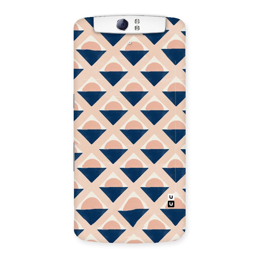 Diamond Circle Pattern Back Case for Oppo N1