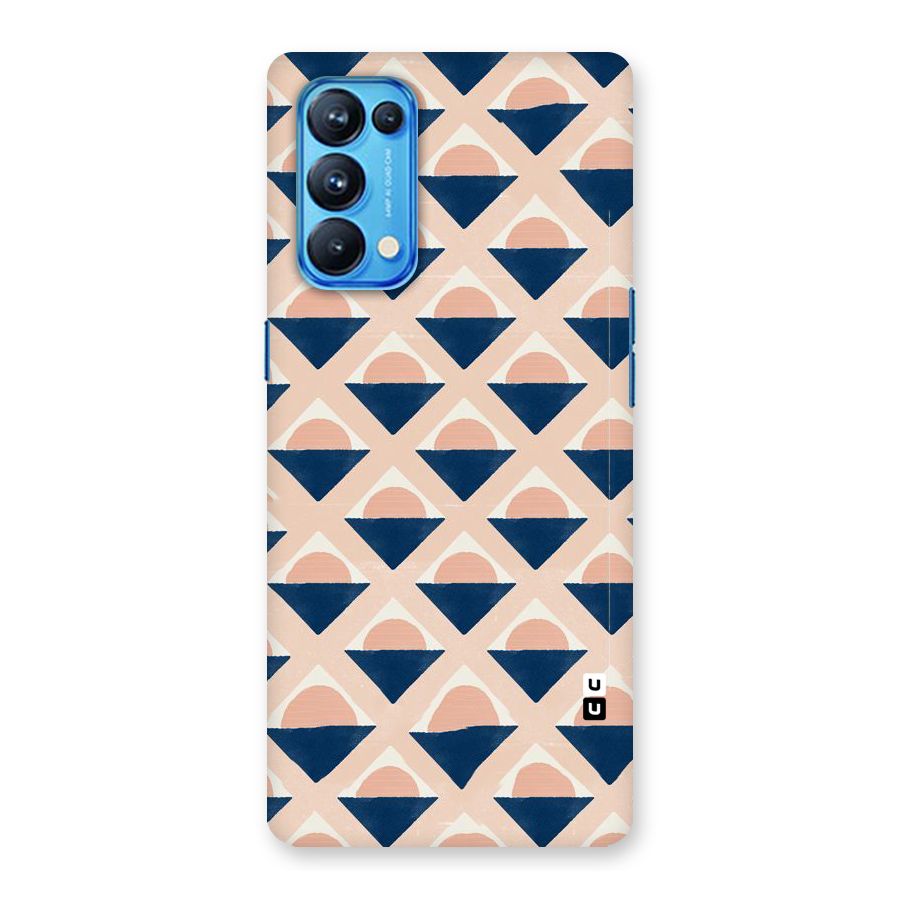 Diamond Circle Pattern Back Case for Oppo Reno5 Pro 5G