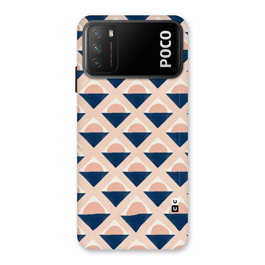 Diamond Circle Pattern Back Case for Poco M3