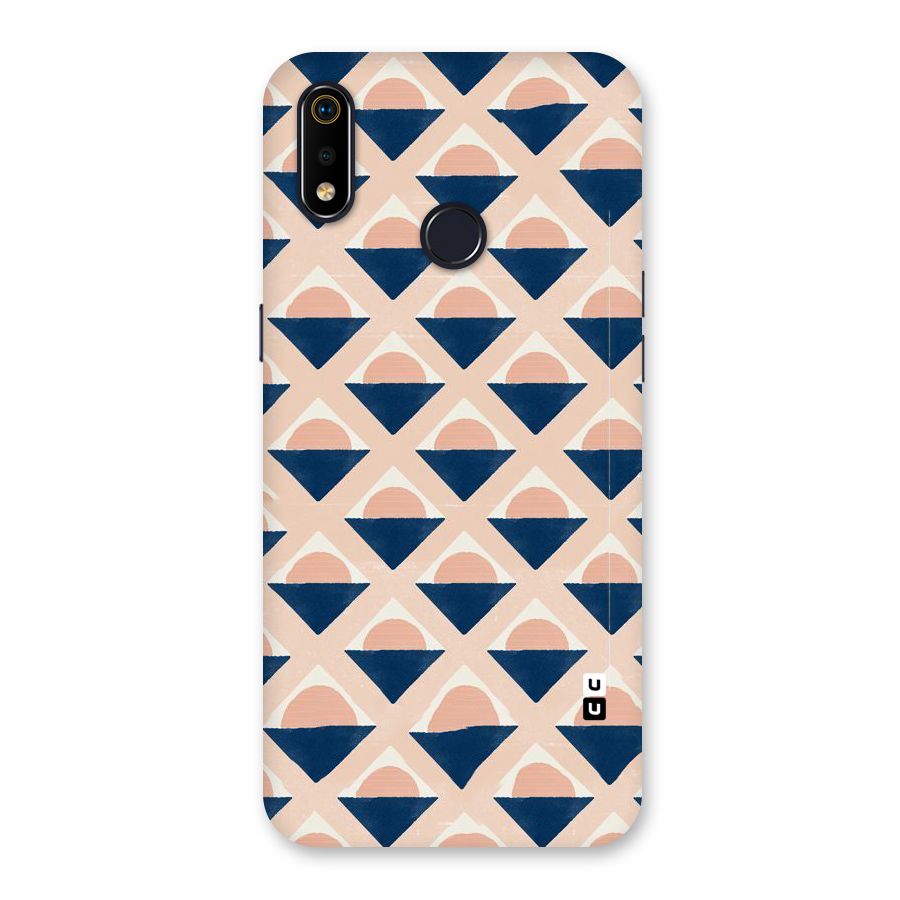 Diamond Circle Pattern Back Case for Realme 3i