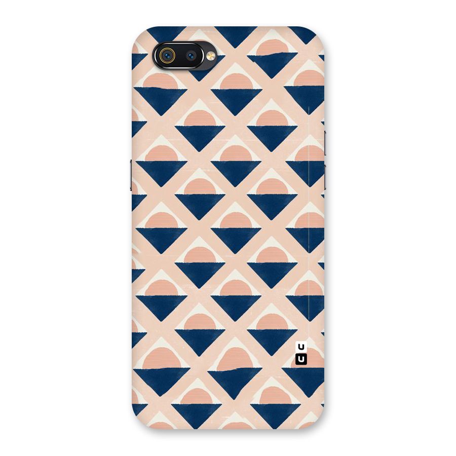Diamond Circle Pattern Back Case for Realme C2