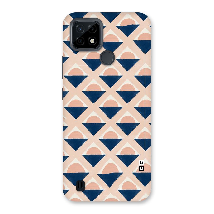 Diamond Circle Pattern Back Case for Realme C21