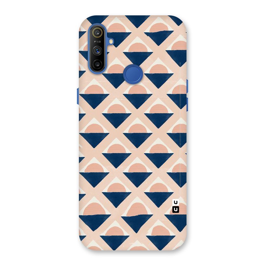 Diamond Circle Pattern Back Case for Realme Narzo 10A