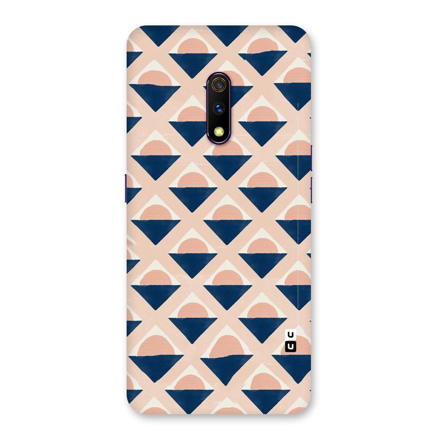 Diamond Circle Pattern Back Case for Realme X