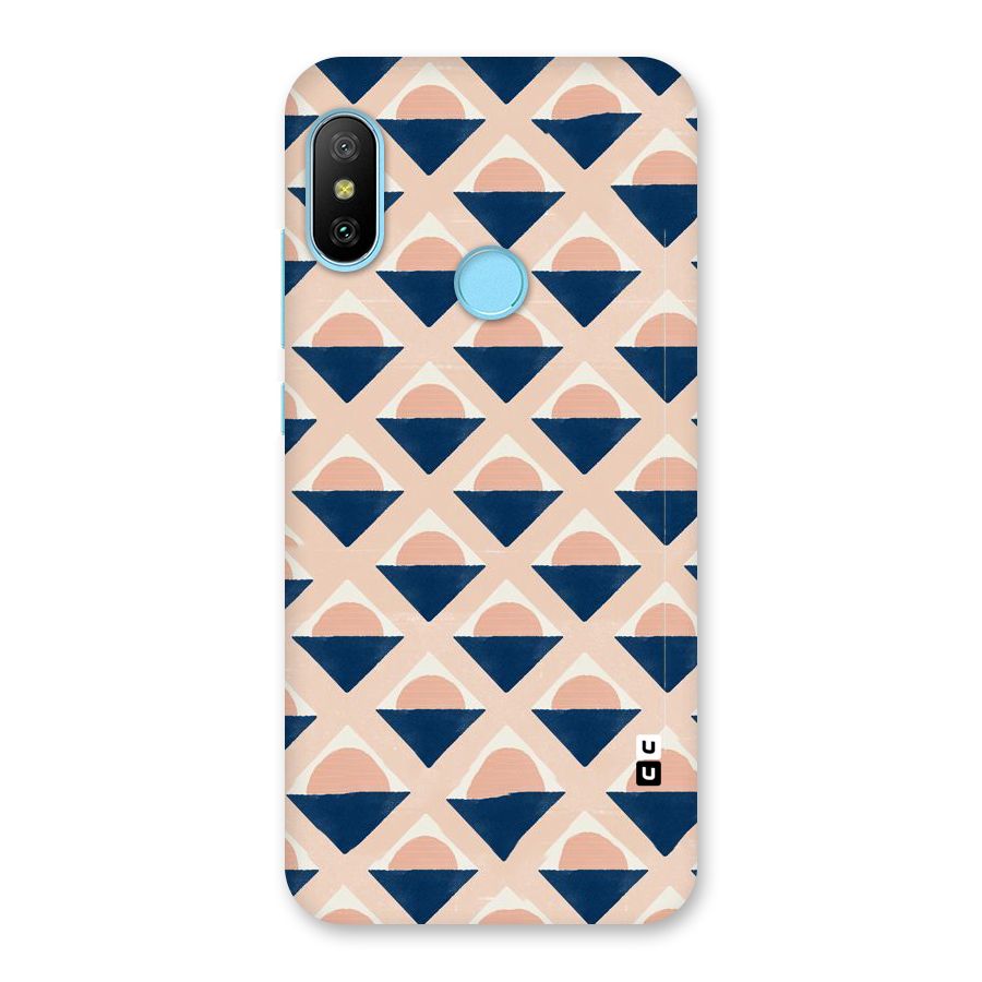 Diamond Circle Pattern Back Case for Redmi 6 Pro