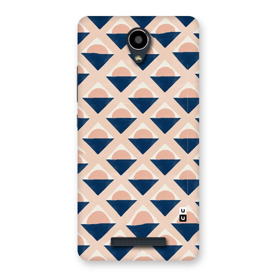 Diamond Circle Pattern Back Case for Redmi Note 2