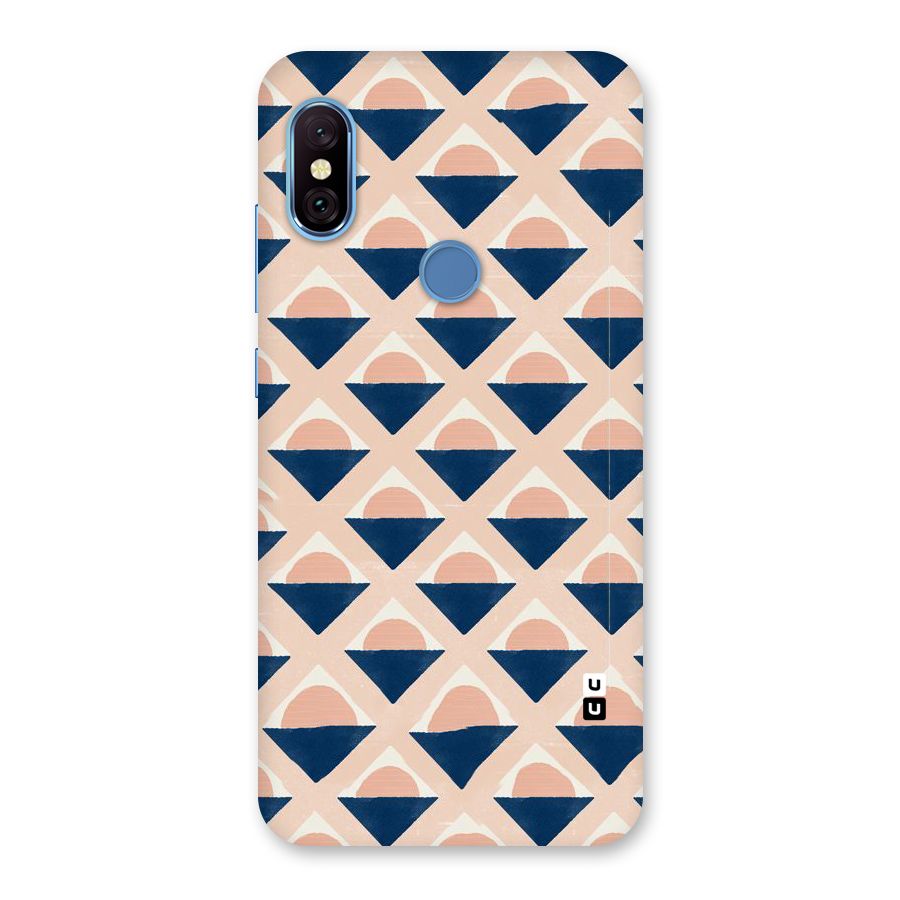 Diamond Circle Pattern Back Case for Redmi Note 6 Pro