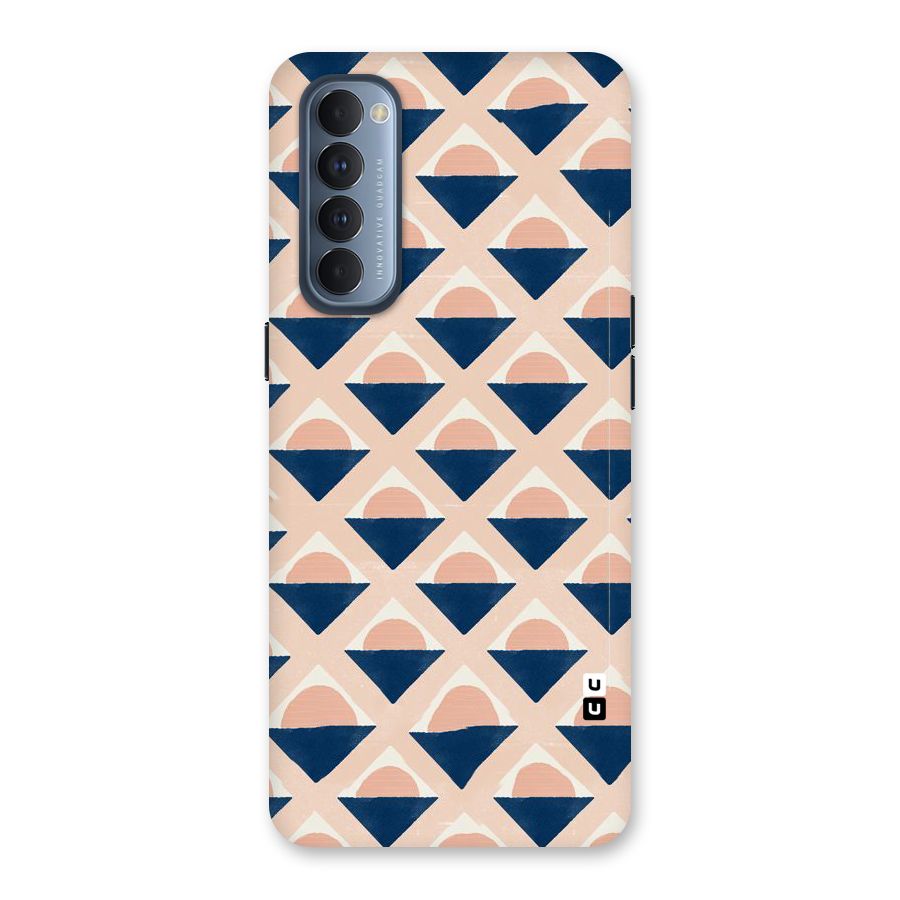 Diamond Circle Pattern Back Case for Reno4 Pro