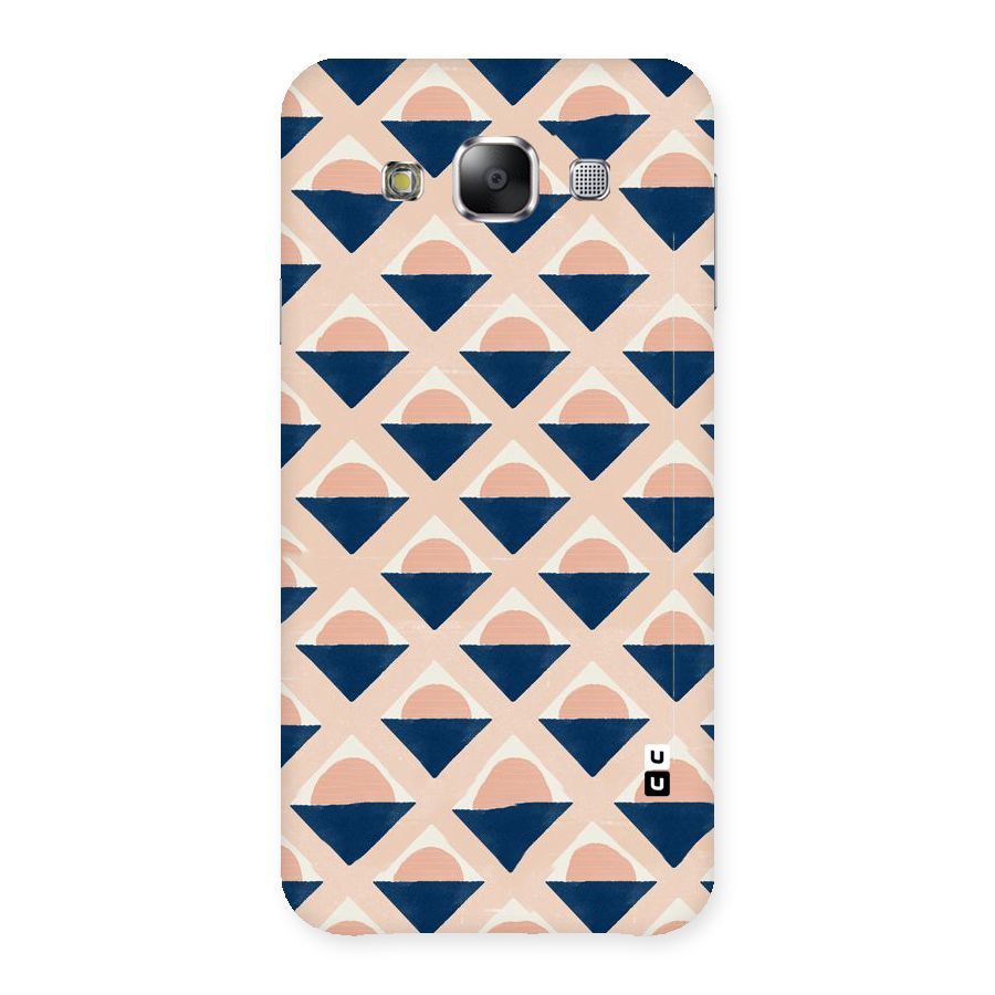 Diamond Circle Pattern Back Case for Samsung Galaxy E5
