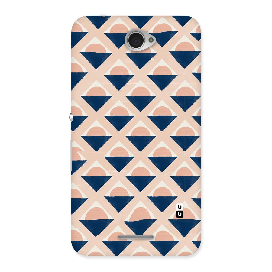 Diamond Circle Pattern Back Case for Sony Xperia E4