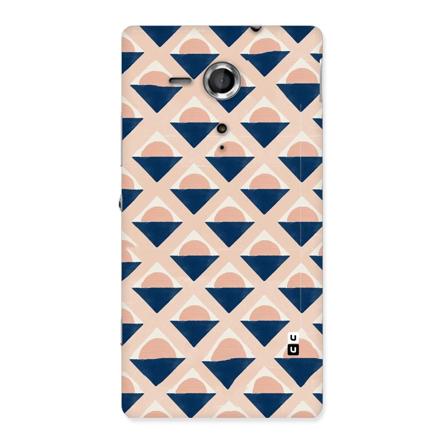 Diamond Circle Pattern Back Case for Sony Xperia SP