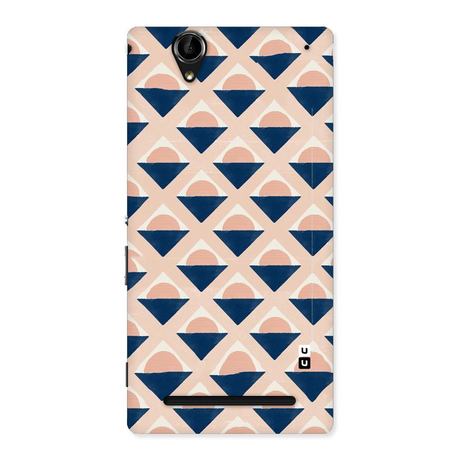 Diamond Circle Pattern Back Case for Sony Xperia T2