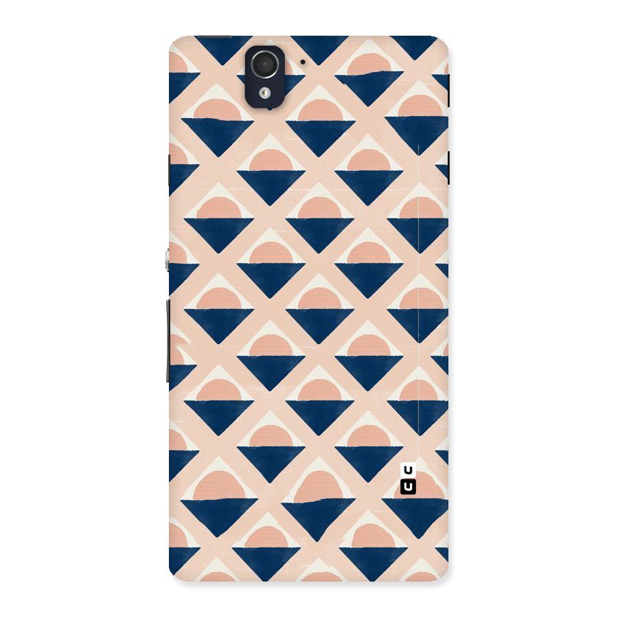 Diamond Circle Pattern Back Case for Sony Xperia Z