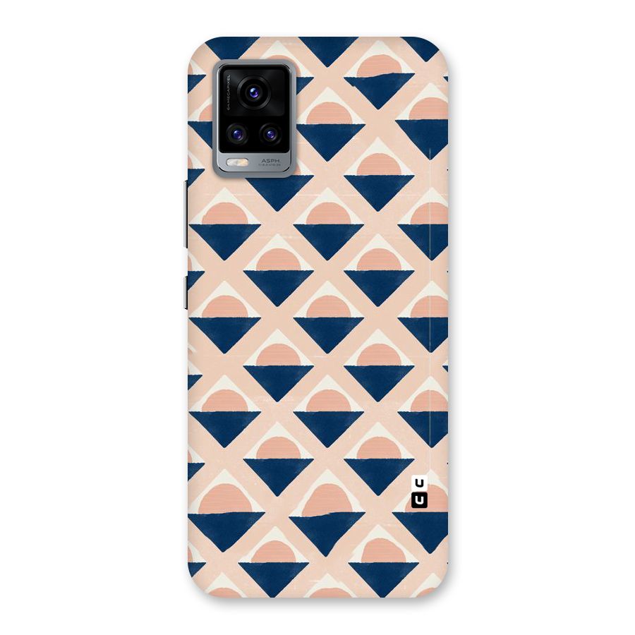Diamond Circle Pattern Back Case for Vivo V20