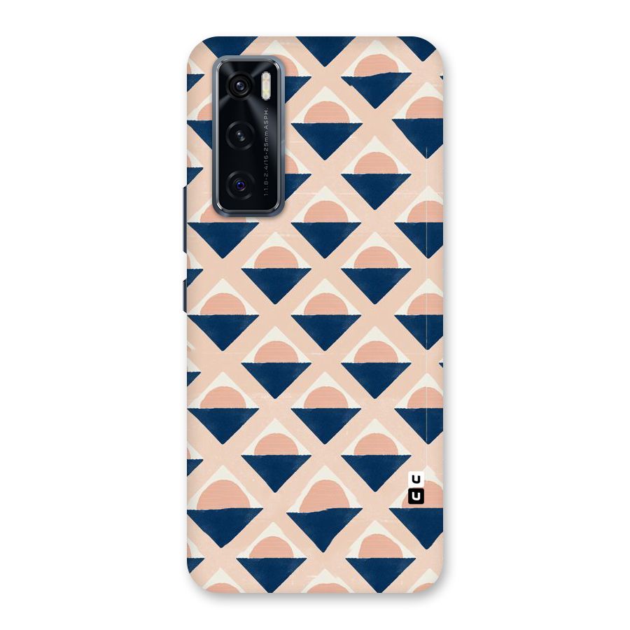 Diamond Circle Pattern Back Case for Vivo V20 SE