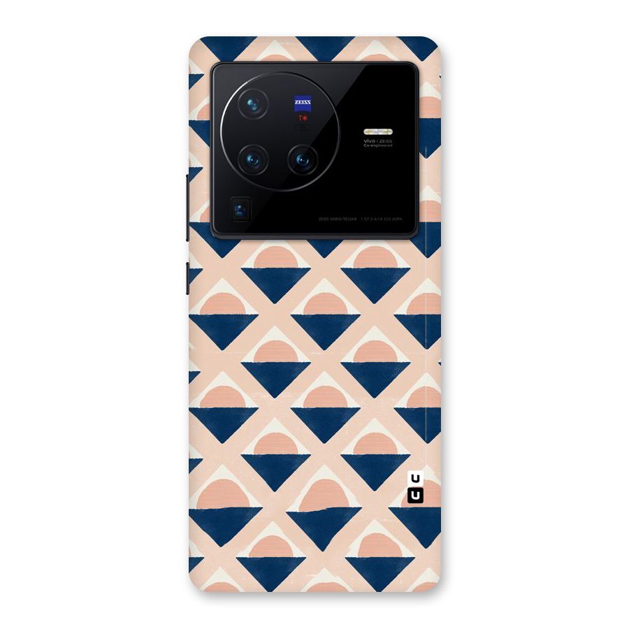 Diamond Circle Pattern Back Case for Vivo X80 Pro