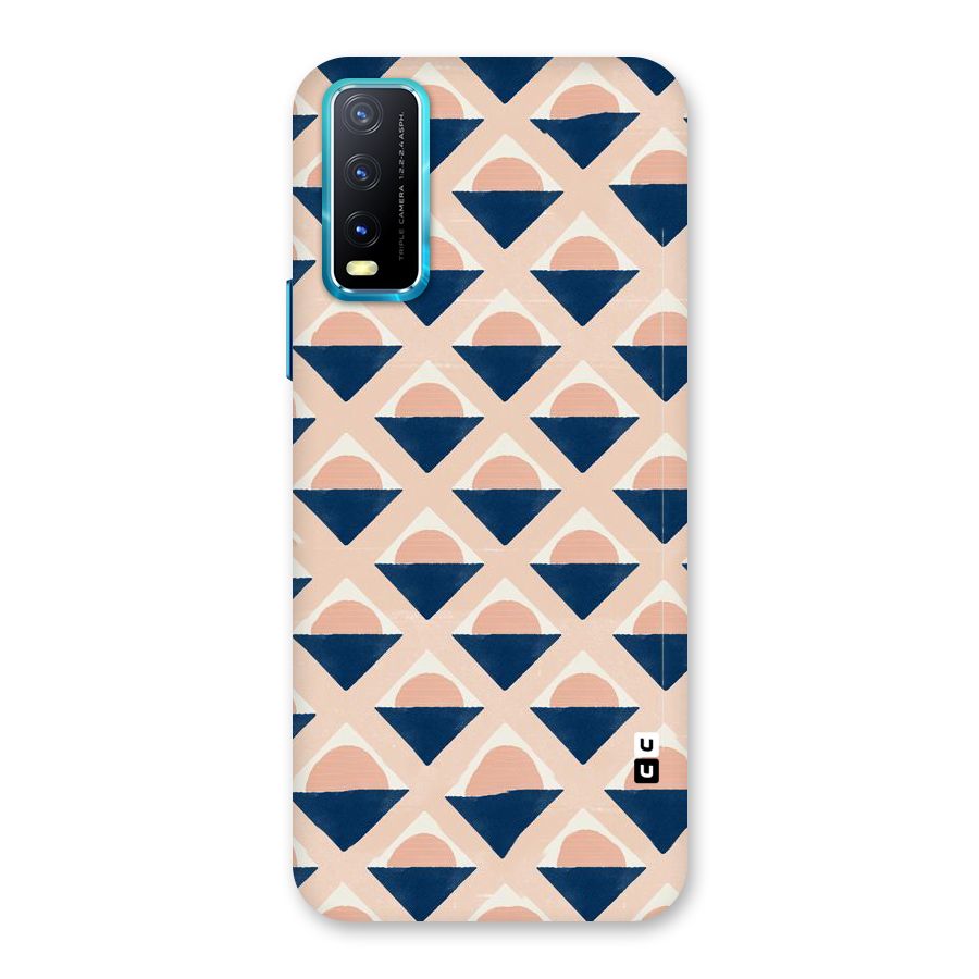 Diamond Circle Pattern Back Case for Vivo Y20