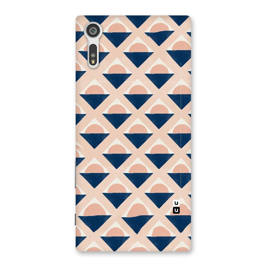Diamond Circle Pattern Back Case for Xperia XZ