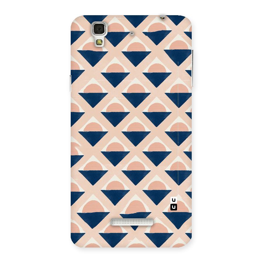 Diamond Circle Pattern Back Case for YU Yureka Plus