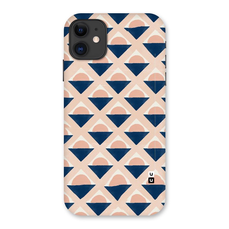 Diamond Circle Pattern Back Case for iPhone 11