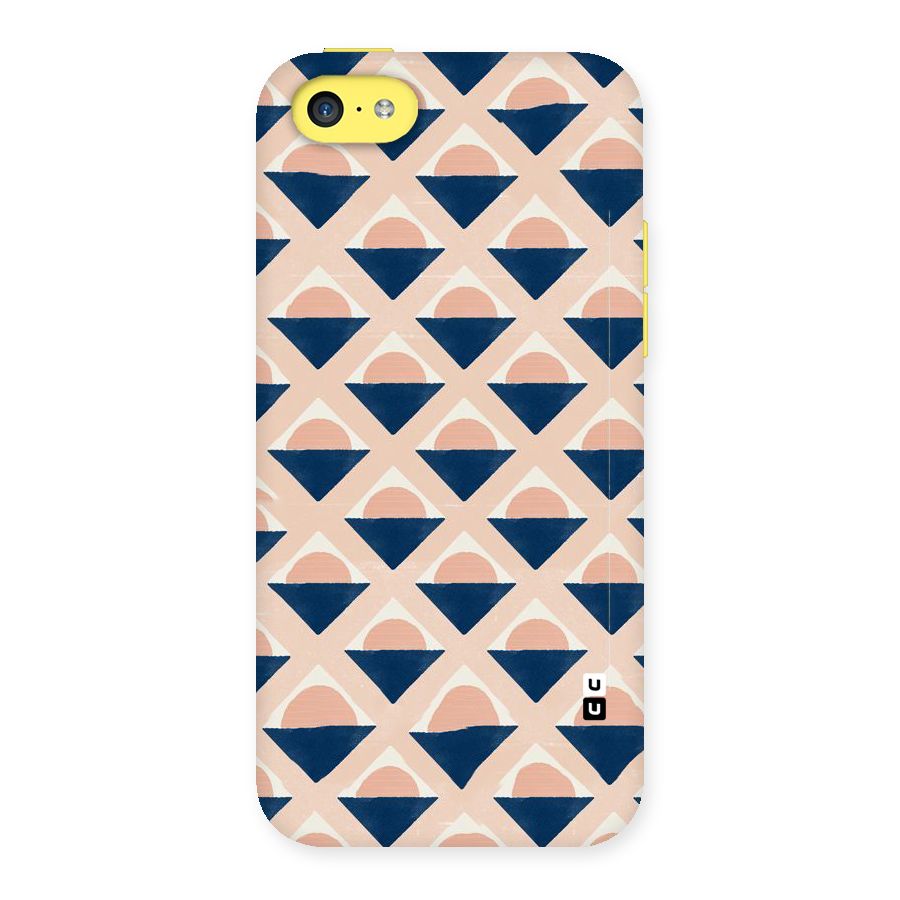 Diamond Circle Pattern Back Case for iPhone 5C