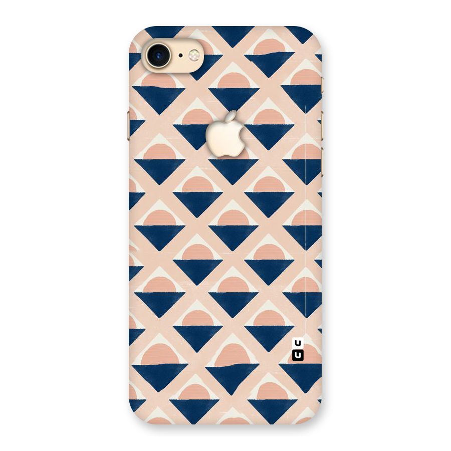 Diamond Circle Pattern Back Case for iPhone 7 Apple Cut