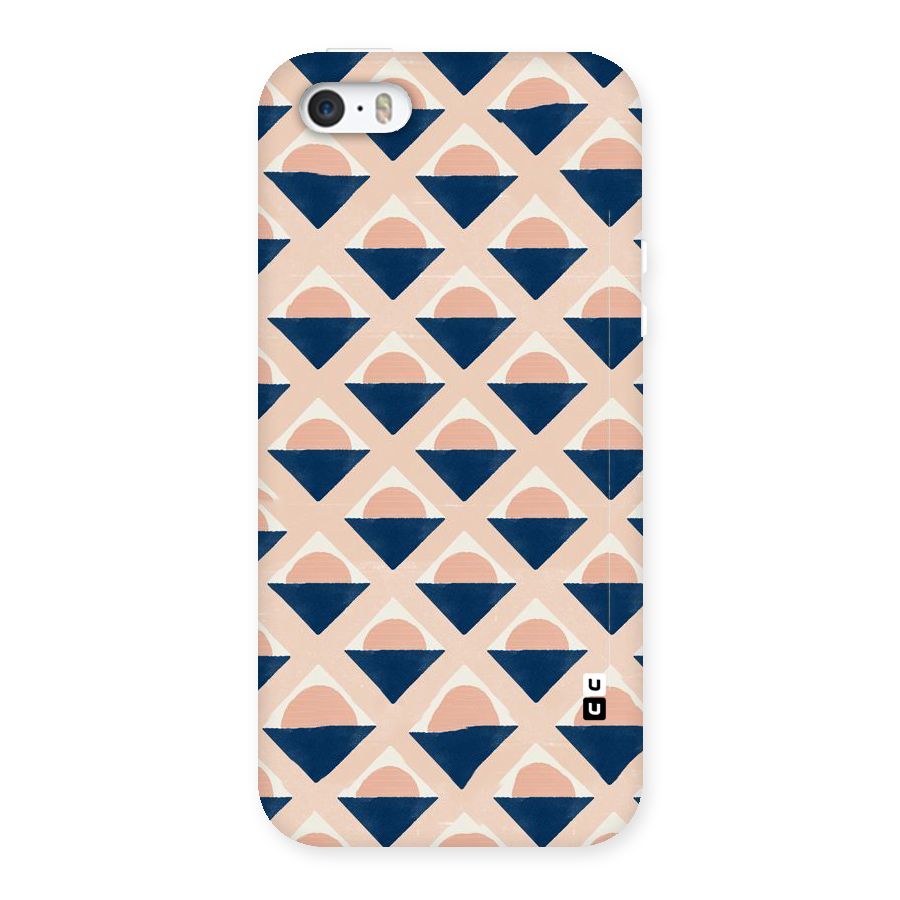 Diamond Circle Pattern Back Case for iPhone SE