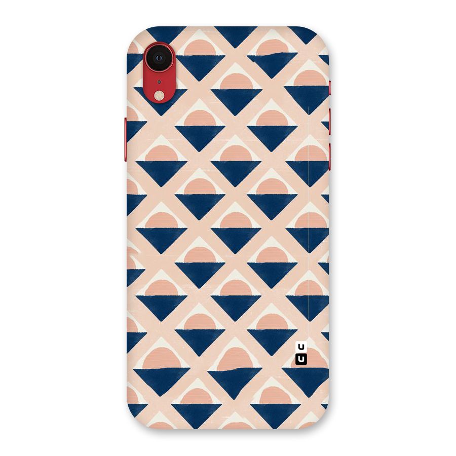 Diamond Circle Pattern Back Case for iPhone XR