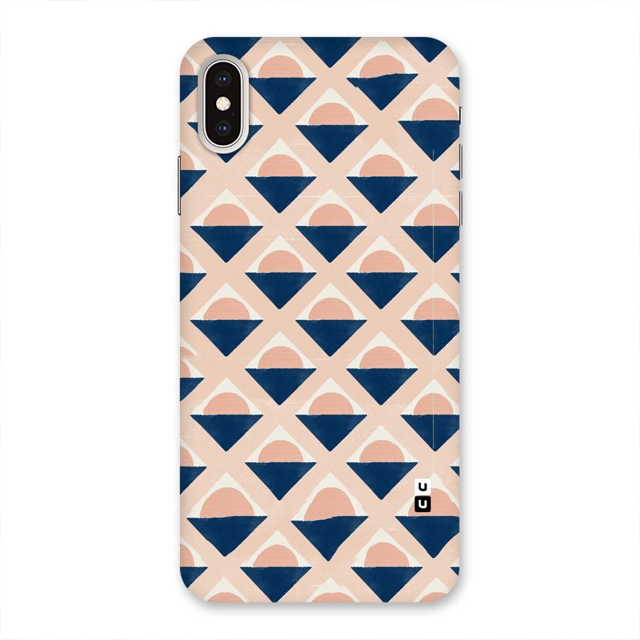 Diamond Circle Pattern Back Case for iPhone XS Max