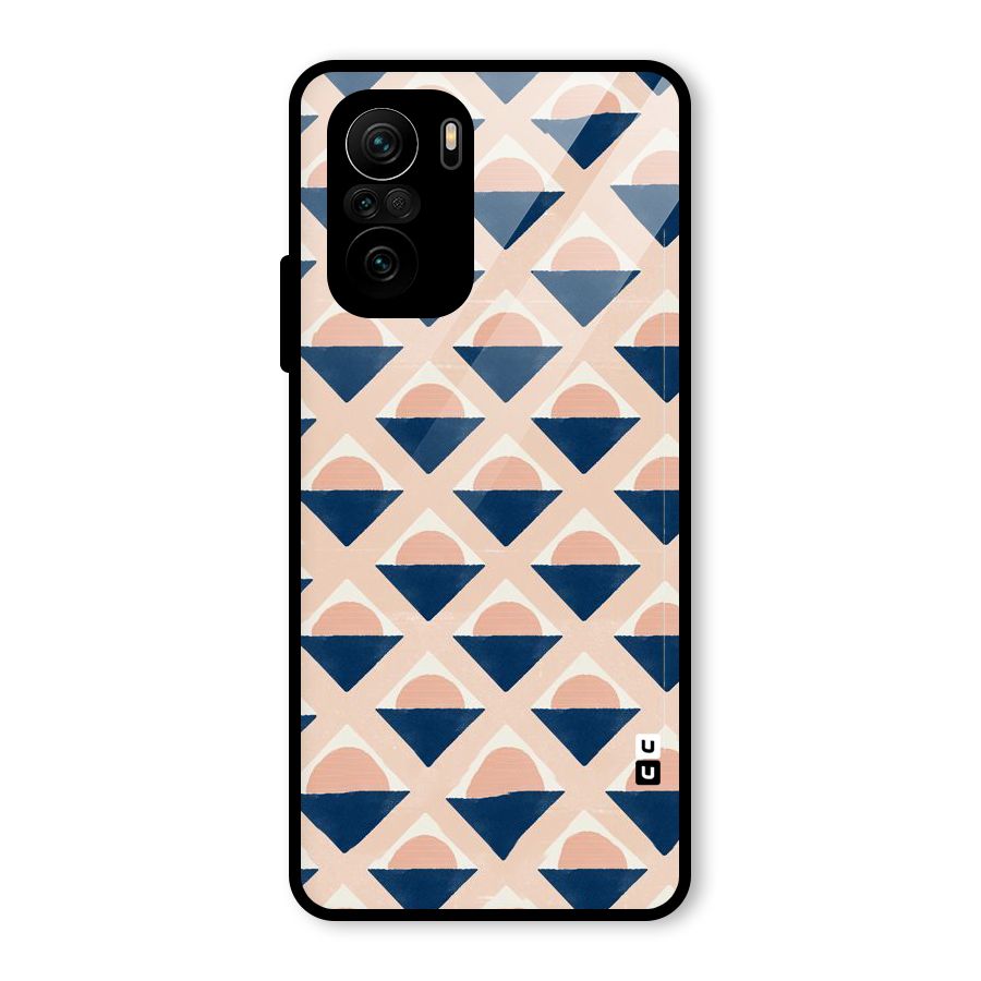 Diamond Circle Pattern Glass Back Case for Mi 11X Pro