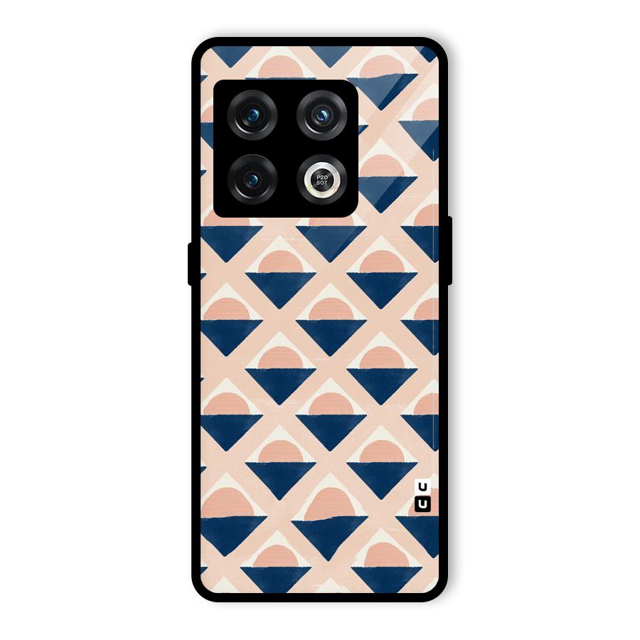 Diamond Circle Pattern Glass Back Case for OnePlus 10 Pro 5G