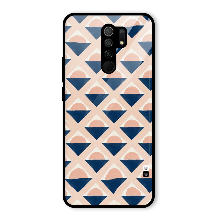 Diamond Circle Pattern Glass Back Case for Poco M2