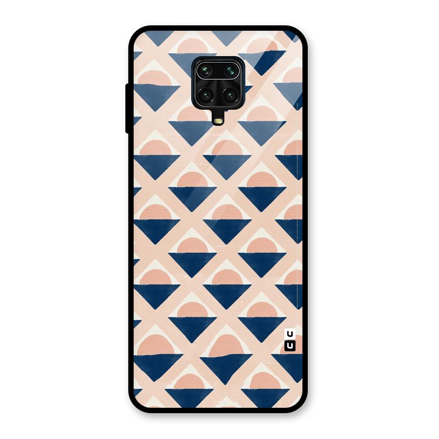 Diamond Circle Pattern Glass Back Case for Poco M2 Pro