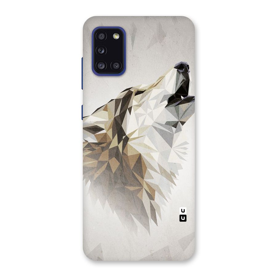 Diamond Wolf Back Case for Galaxy A31