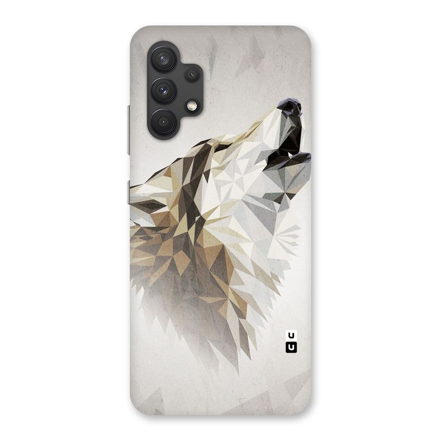 Diamond Wolf Back Case for Galaxy A32