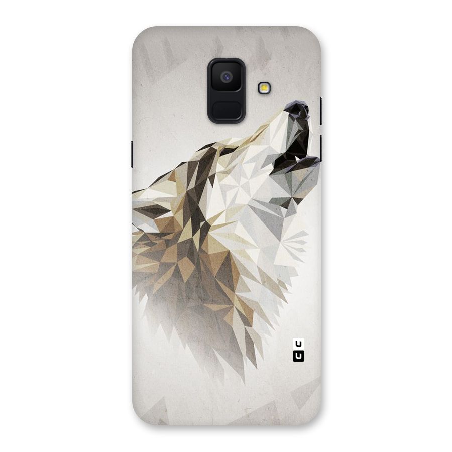 Diamond Wolf Back Case for Galaxy A6 (2018)