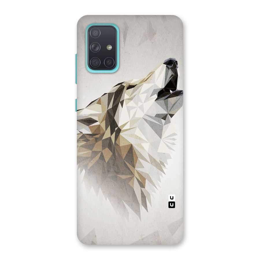 Diamond Wolf Back Case for Galaxy A71