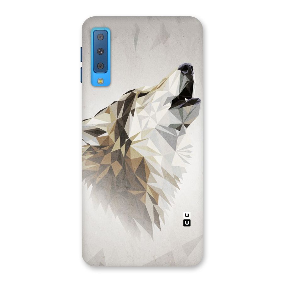 Diamond Wolf Back Case for Galaxy A7 (2018)