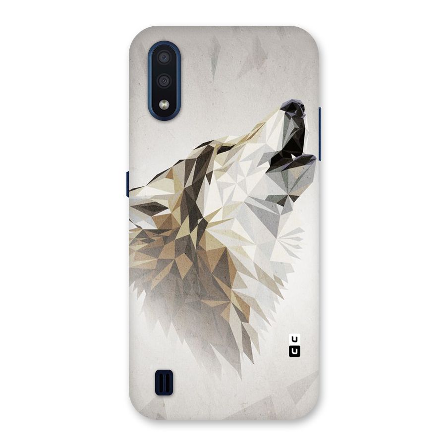 Diamond Wolf Back Case for Galaxy M01