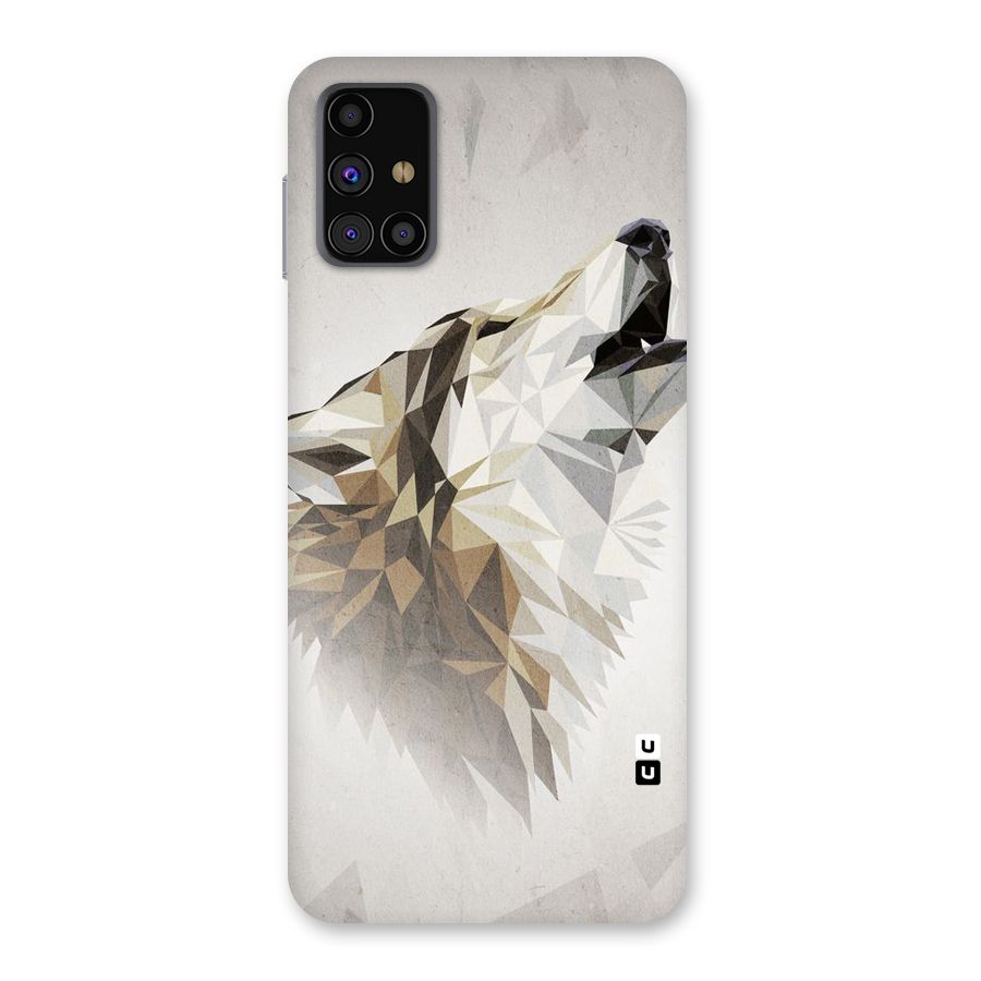 Diamond Wolf Back Case for Galaxy M31s