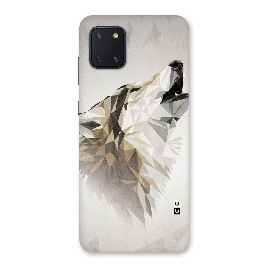 Diamond Wolf Back Case for Galaxy Note 10 Lite