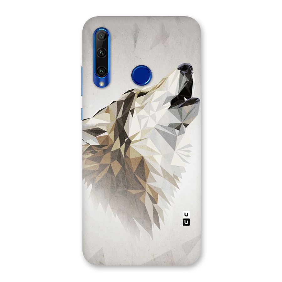 Diamond Wolf Back Case for Honor 20i