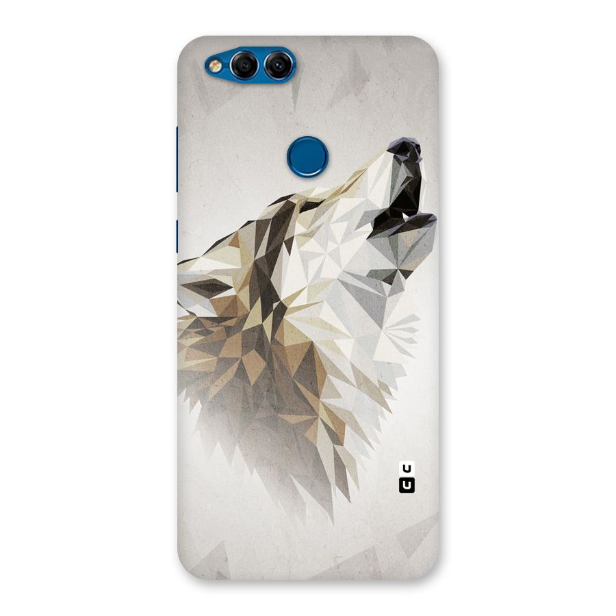 Diamond Wolf Back Case for Honor 7X