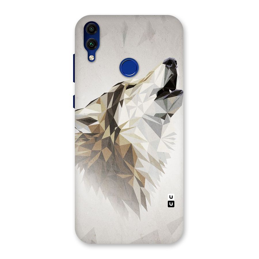 Diamond Wolf Back Case for Honor 8C