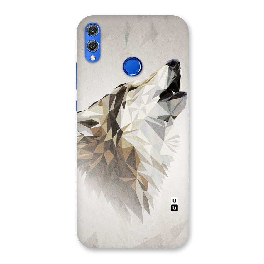 Diamond Wolf Back Case for Honor 8X