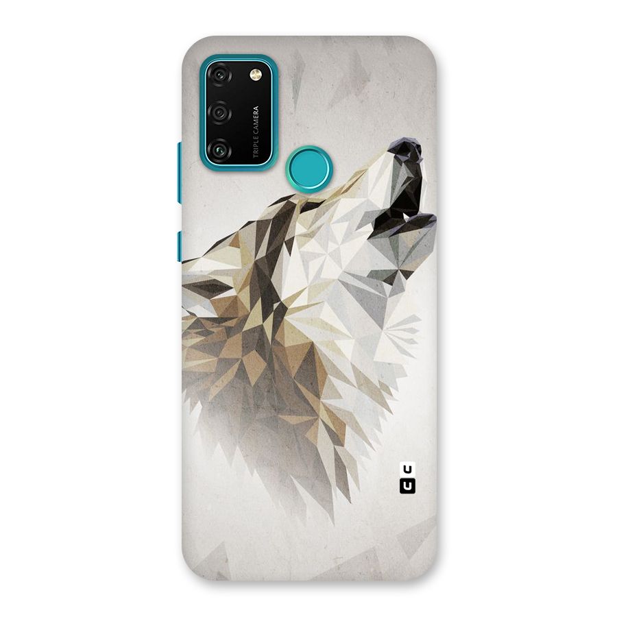 Diamond Wolf Back Case for Honor 9A