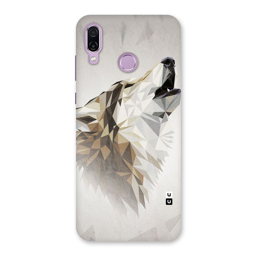 Diamond Wolf Back Case for Honor Play