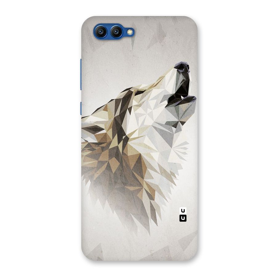 Diamond Wolf Back Case for Honor View 10